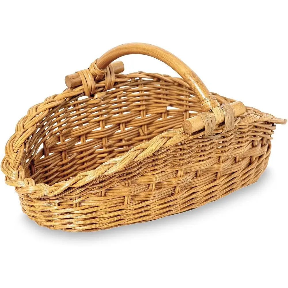 Small Sandstone Wicker Storage Basket, 18.5L x 10W x 9H Inches
Small Sandstone Wicker Storage Basket, 18.5L x 10W x 9H Inches