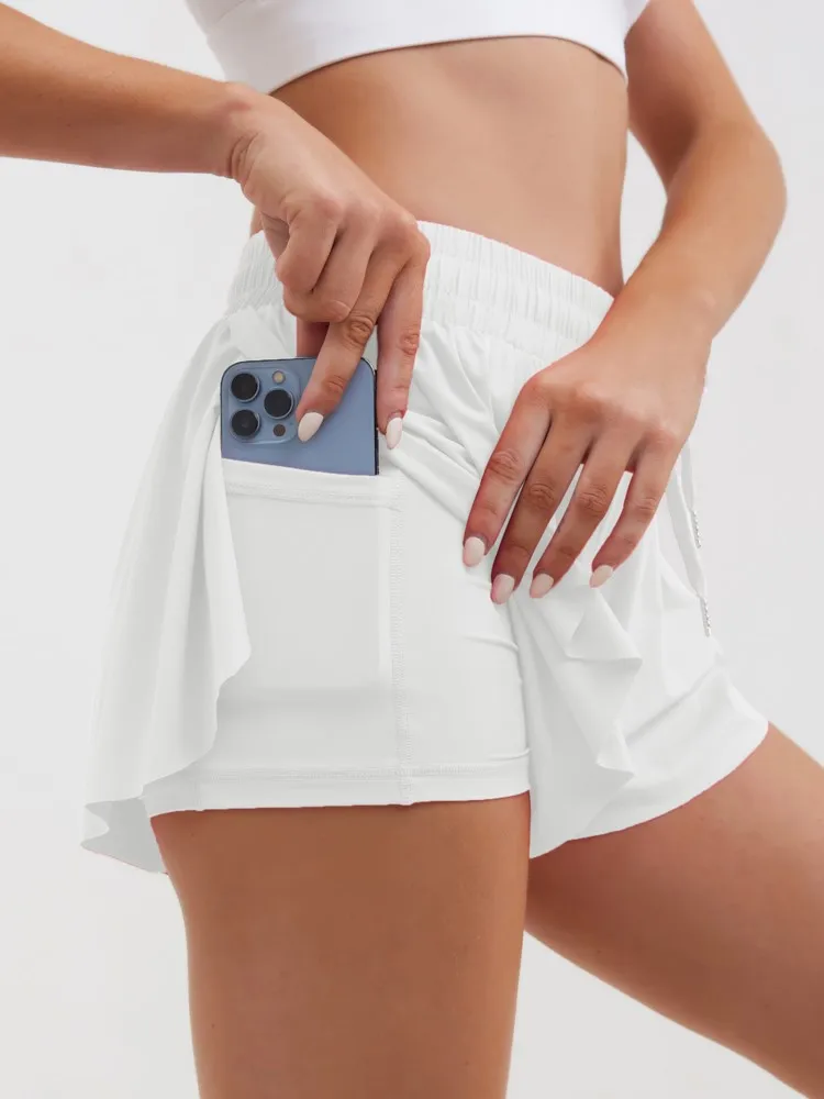 Women Summer High Waist Shorts Flowy Athletic Butterfly Shorts Skirt Gym Workout Yoga Tennis Biker Running Shorts With Pocket
Women Summer High Waist Shorts Flowy Athletic Butterfly Shorts Skirt Gym Workout Yoga Tennis Biker Running Shorts With Pocket