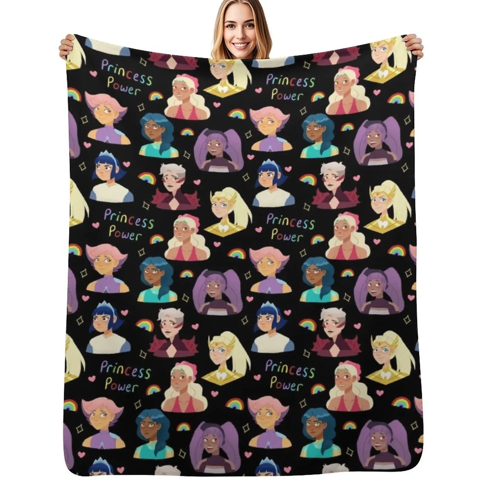 She-Ra Princess Power (Black) Throw Blanket Plush Fuzzy Cozy Blanket for Couch Sofa
She-Ra Princess Power (Black) Throw Blanket Plush Fuzzy Cozy Blanket for Couch Sofa