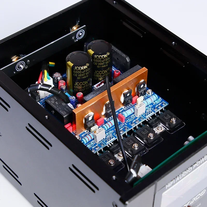 100w*2 STK350 2-channel Class AB Power Amplifier High Power Low Distortion FET IRFP250 Vu Meter HIFI Amplifier Audio
100w*2 STK350 2-channel Class AB Power Amplifier High Power Low Distortion FET IRFP250 Vu Meter HIFI Amplifier Audio