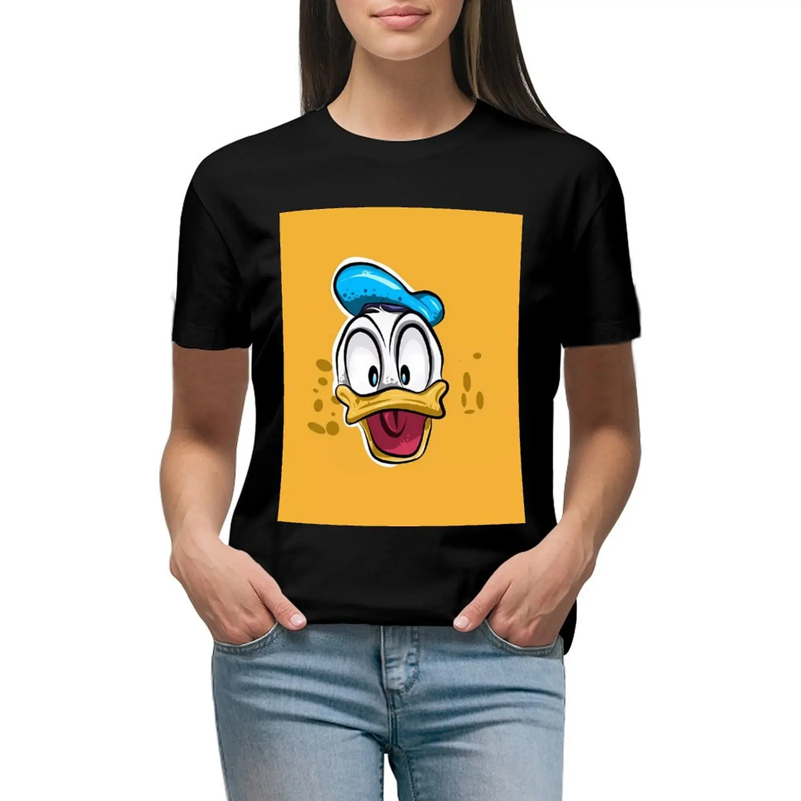 Модная футболка Disney с Дональдом Даком Y2k, женская одежда, летние повседневные милые футболки, одежда
Модная футболка Disney с Дональдом Даком Y2k, женская одежда, летние повседневные милые футболки, одежда