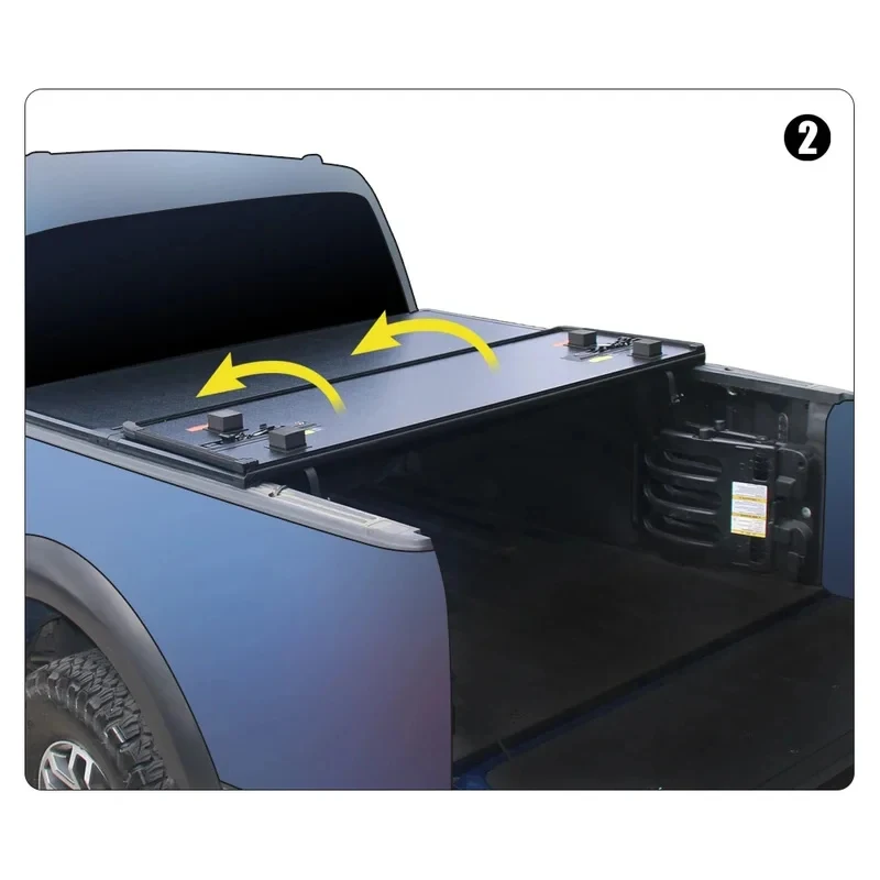 Auto Parts Pick up Truck Bed Covers Pickup Truck Cover Tri-fold Tonneau Cover for L200 2015+
Auto Parts Pick up Truck Bed Covers Pickup Truck Cover Tri-fold Tonneau Cover for L200 2015+