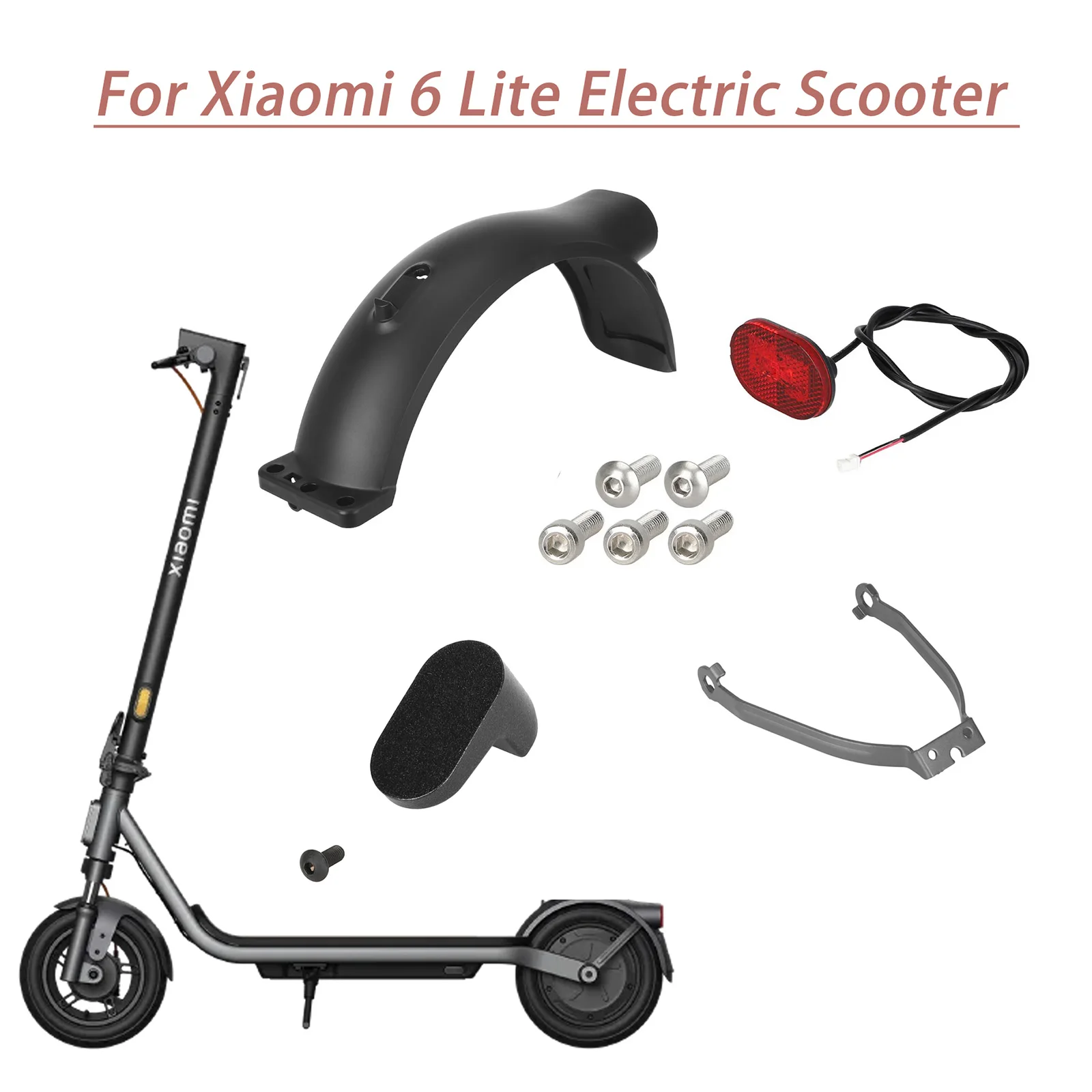 Various Original Parts Fender Tail Light Metal Bracket Hook Screws Kit For Xiaomi 6 Lite Electric Scooter Original Parts
Various Original Parts Fender Tail Light Metal Bracket Hook Screws Kit For Xiaomi 6 Lite Electric Scooter Original Parts