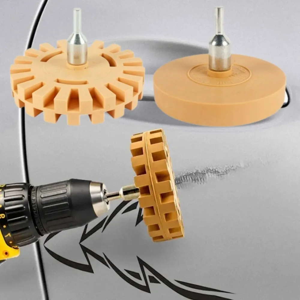 Car Eraser Wheel Adhesive Remover Rubber Wheel Remove Car Body Glue Adhesive Decals Quick Polishing Tool Paint Repair Accessory
Car Eraser Wheel Adhesive Remover Rubber Wheel Remove Car Body Glue Adhesive Decals Quick Polishing Tool Paint Repair Accessory