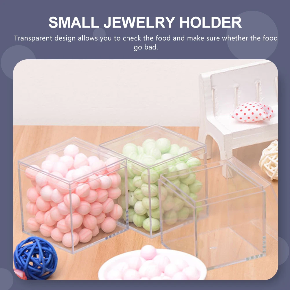 6Pcs C y Boxes Clear Treat Containers Mini Gift Storage Transparent Material For Favors Weddings Bulk Small Boxes Packaging
6Pcs C y Boxes Clear Treat Containers Mini Gift Storage Transparent Material For Favors Weddings Bulk Small Boxes Packaging
