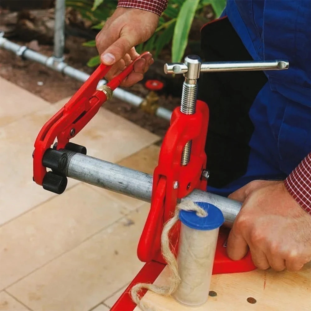 Llave roscadora manual para tuberías, herramienta procesamiento tuberías, fija fácilmente roscas dañadas con manguito rodillo
Llave roscadora manual para tuberías, herramienta procesamiento tuberías, fija fácilmente roscas dañadas con manguito rodillo