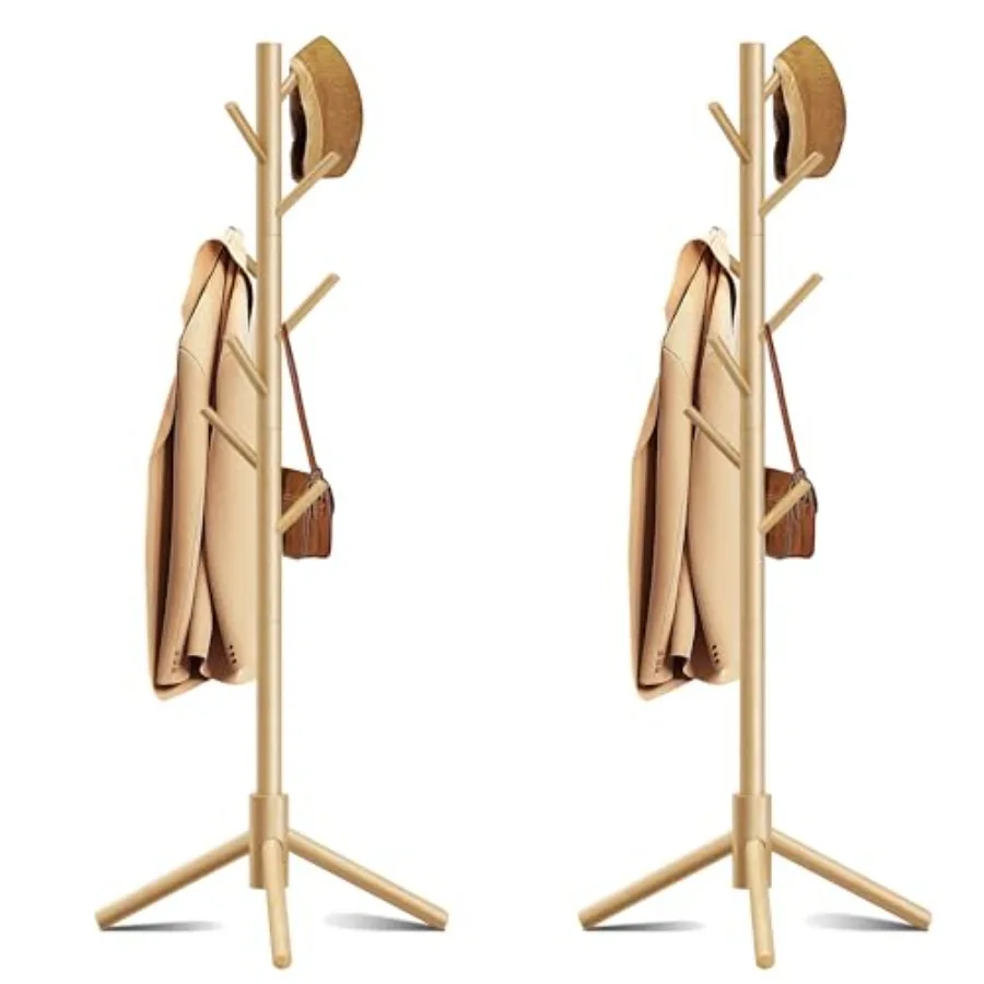 Coat Rack Coat Racks Freestanding with 8 Hooks 3 Adjustable Heights for Clothes Hats Handbags Coat Tree Easy Assembly for Entry
Coat Rack Coat Racks Freestanding with 8 Hooks 3 Adjustable Heights for Clothes Hats Handbags Coat Tree Easy Assembly for Entry