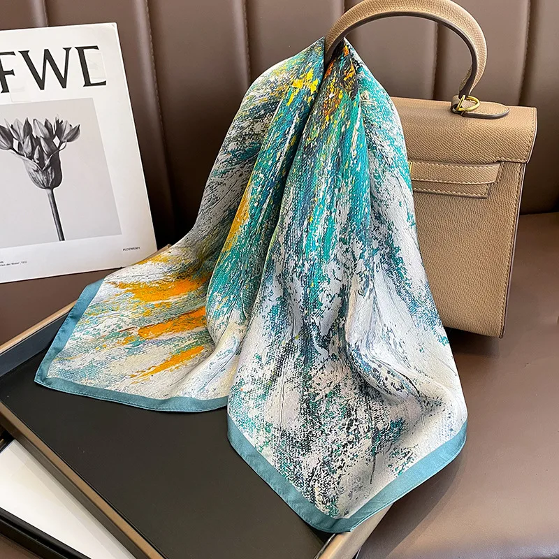 Design 100% Real Silk Square Scarf Women Shawl Ladies Neck Tie Luxury Brand Neckerchief Wrist Wrap Hair Ribbon Headband Bandana
Design 100% Real Silk Square Scarf Women Shawl Ladies Neck Tie Luxury Brand Neckerchief Wrist Wrap Hair Ribbon Headband Bandana