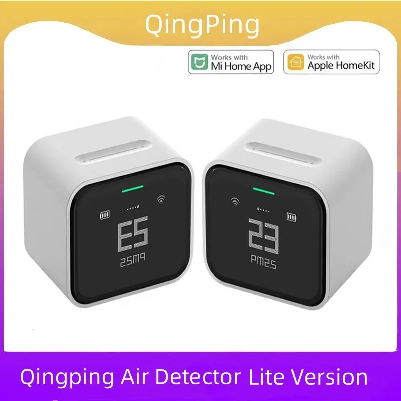 Qingping Air Detector lite IPS Screen Touch Operation Pm2.5 Control Air Monitor Homekit work with Xiaomi Apple Homekit Mi home
Qingping Air Detector lite IPS Screen Touch Operation Pm2.5 Control Air Monitor Homekit work with Xiaomi Apple Homekit Mi home