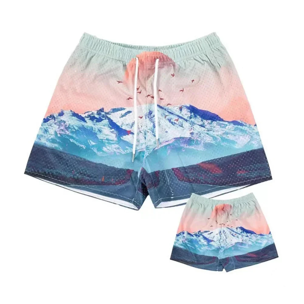 Men's Sublimation Printed Mesh Breathable Quick-Drying Basketball Beach Quarter Pants Basketball Summer American Sports Shorts
Men's Sublimation Printed Mesh Breathable Quick-Drying Basketball Beach Quarter Pants Basketball Summer American Sports Shorts