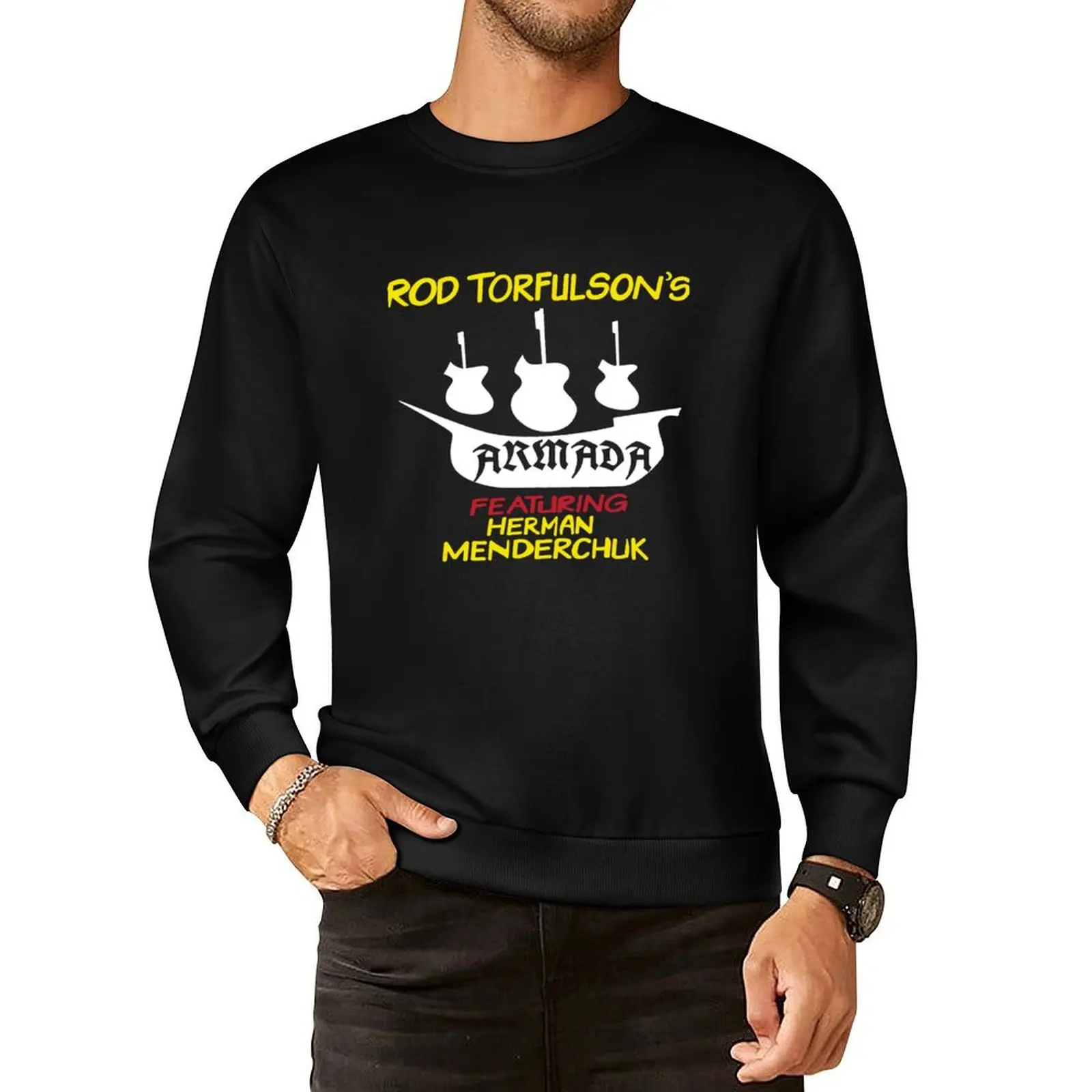 Rod Torfulson's Armada Featuring Herman Menderchuk! Pullover Hoodie fashion men graphic t shirts men sweatshirts men
Rod Torfulson's Armada Featuring Herman Menderchuk! Pullover Hoodie fashion men graphic t shirts men sweatshirts men