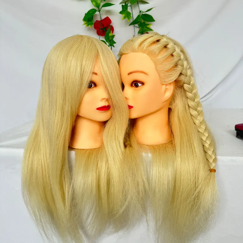 Mannequin Head With 60% Real Human Hair Straight 18-20"Doll Head with Hair Cosmetology Mannequin Head Human Hair For Hairdresser
Mannequin Head With 60% Real Human Hair Straight 18-20"Doll Head with Hair Cosmetology Mannequin Head Human Hair For Hairdresser