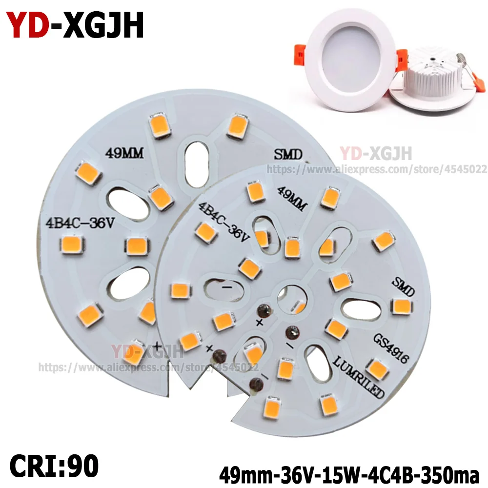 2835 circular light board patch wick is 15W 36V for replacing and modifying light source boards for tube lights and aisle lights
2835 circular light board patch wick is 15W 36V for replacing and modifying light source boards for tube lights and aisle lights