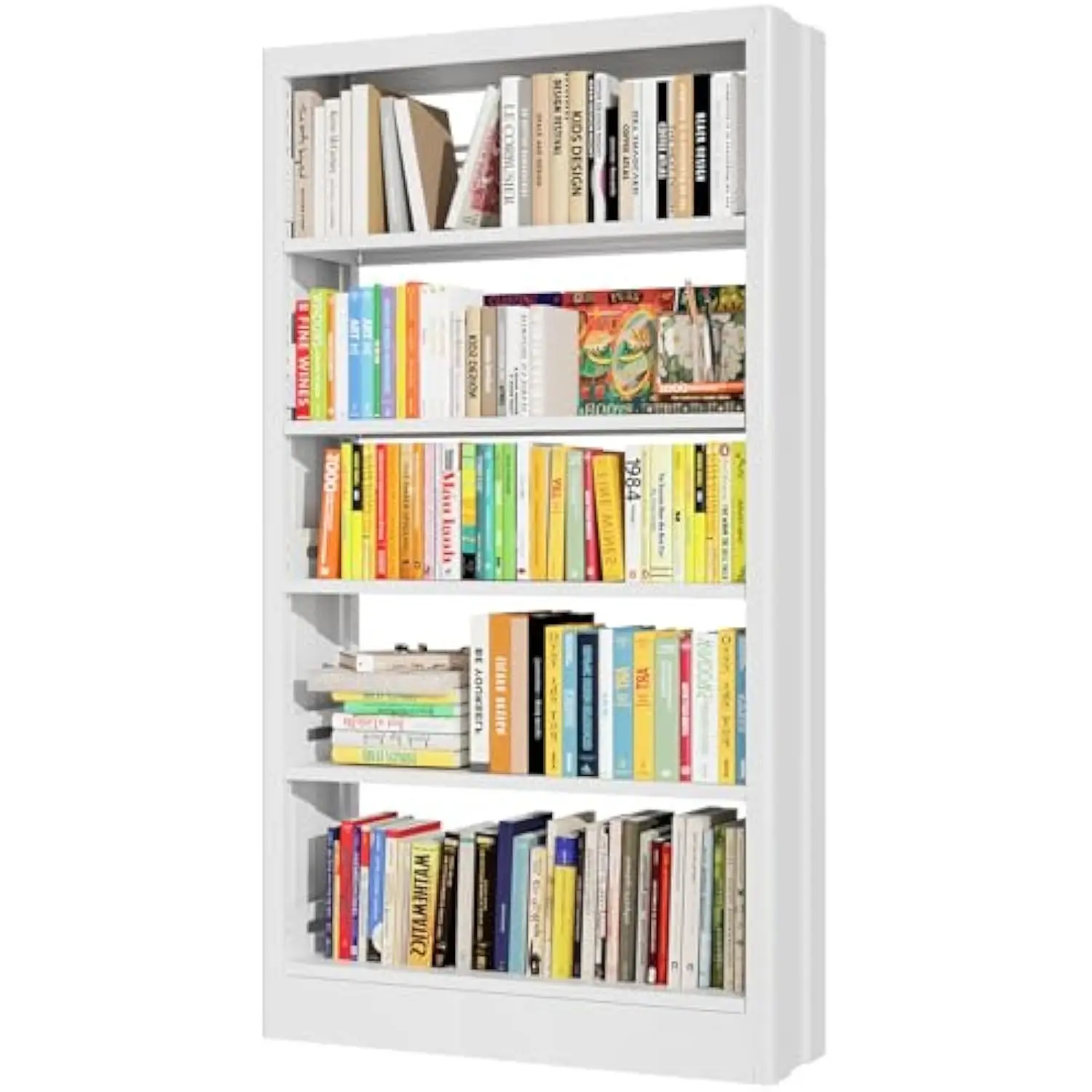 71-металлическая книжная полка, 5-уровневый книжный шкаф для библиотеки с регулируемыми полками, прочная книжная полка и книжные шкафы, высокая современная книжная полка
71-металлическая книжная полка, 5-уровневый книжный шкаф для библиотеки с регулируемыми полками, прочная книжная полка и книжные шкафы, высокая современная книжная полка