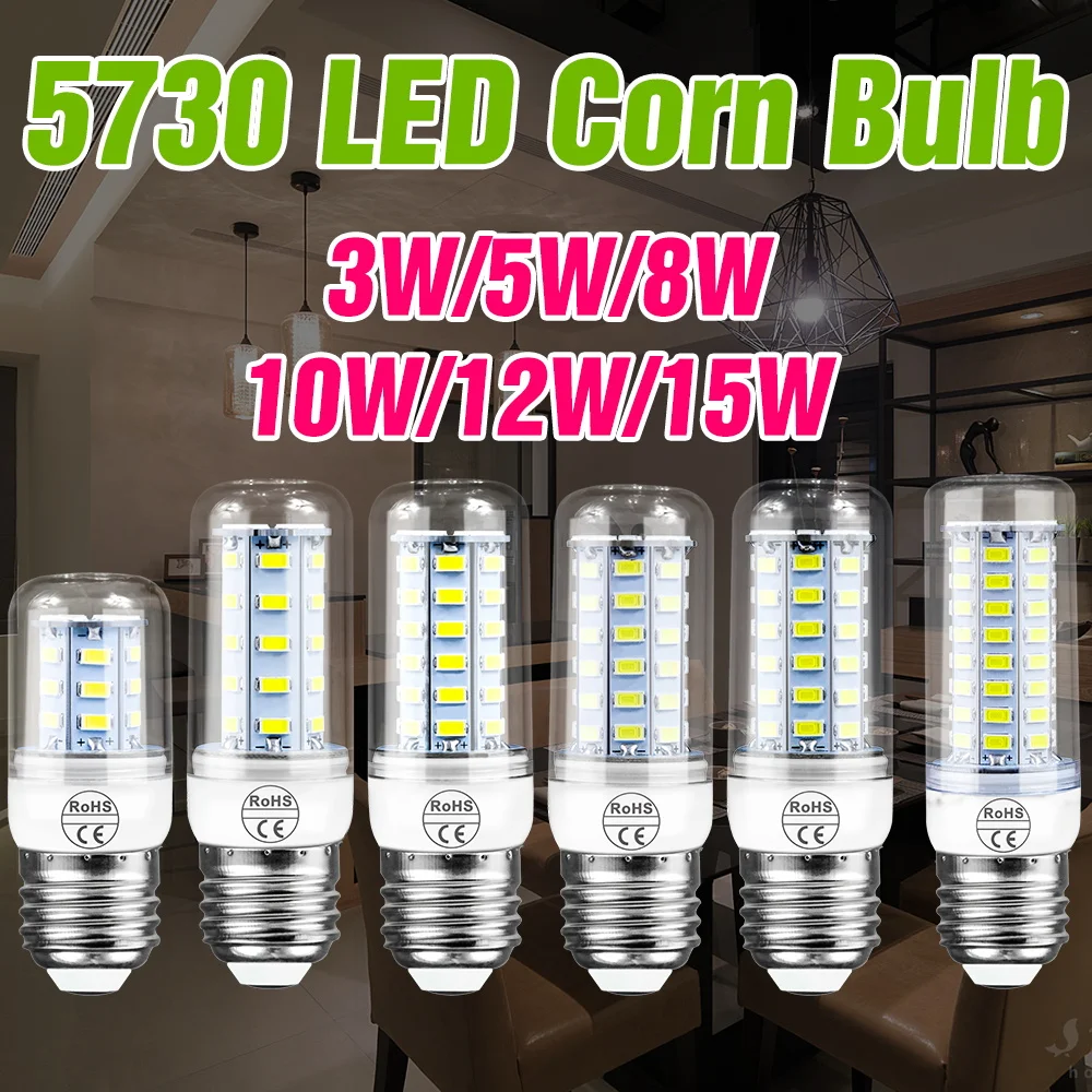 15W LED E27 Corn Lamp E14 Ceiling Light GU10 Chandeliers Bulb B22 220V Spotlight Bulbs For Home Bedroom Kitchen Lighting 240V G9
15W LED E27 Corn Lamp E14 Ceiling Light GU10 Chandeliers Bulb B22 220V Spotlight Bulbs For Home Bedroom Kitchen Lighting 240V G9