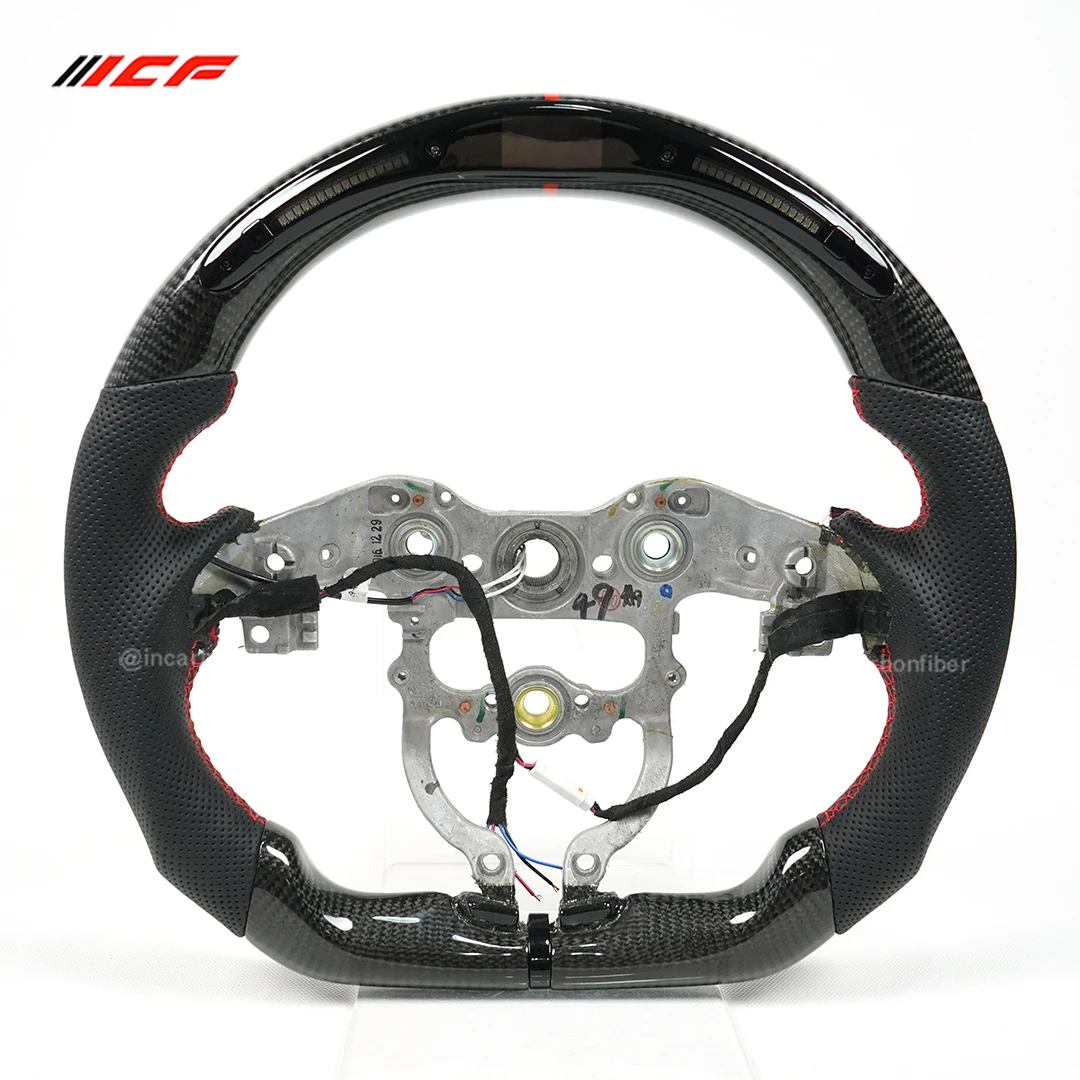 ICF 100% Real Carbon Fiber LED Steering Wheel Fit for Hyundai Semi Perforated Leather Steering Wheel
ICF 100% Real Carbon Fiber LED Steering Wheel Fit for Hyundai Semi Perforated Leather Steering Wheel