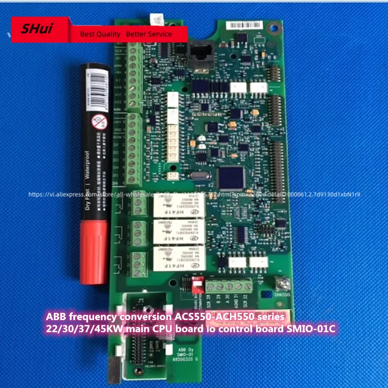 Преобразование частоты ABB ACS550-ACH550, серия 22/30/37/45 кВт, основная плата процессора, плата управления io SMIO-01C
Преобразование частоты ABB ACS550-ACH550, серия 22/30/37/45 кВт, основная плата процессора, плата управления io SMIO-01C