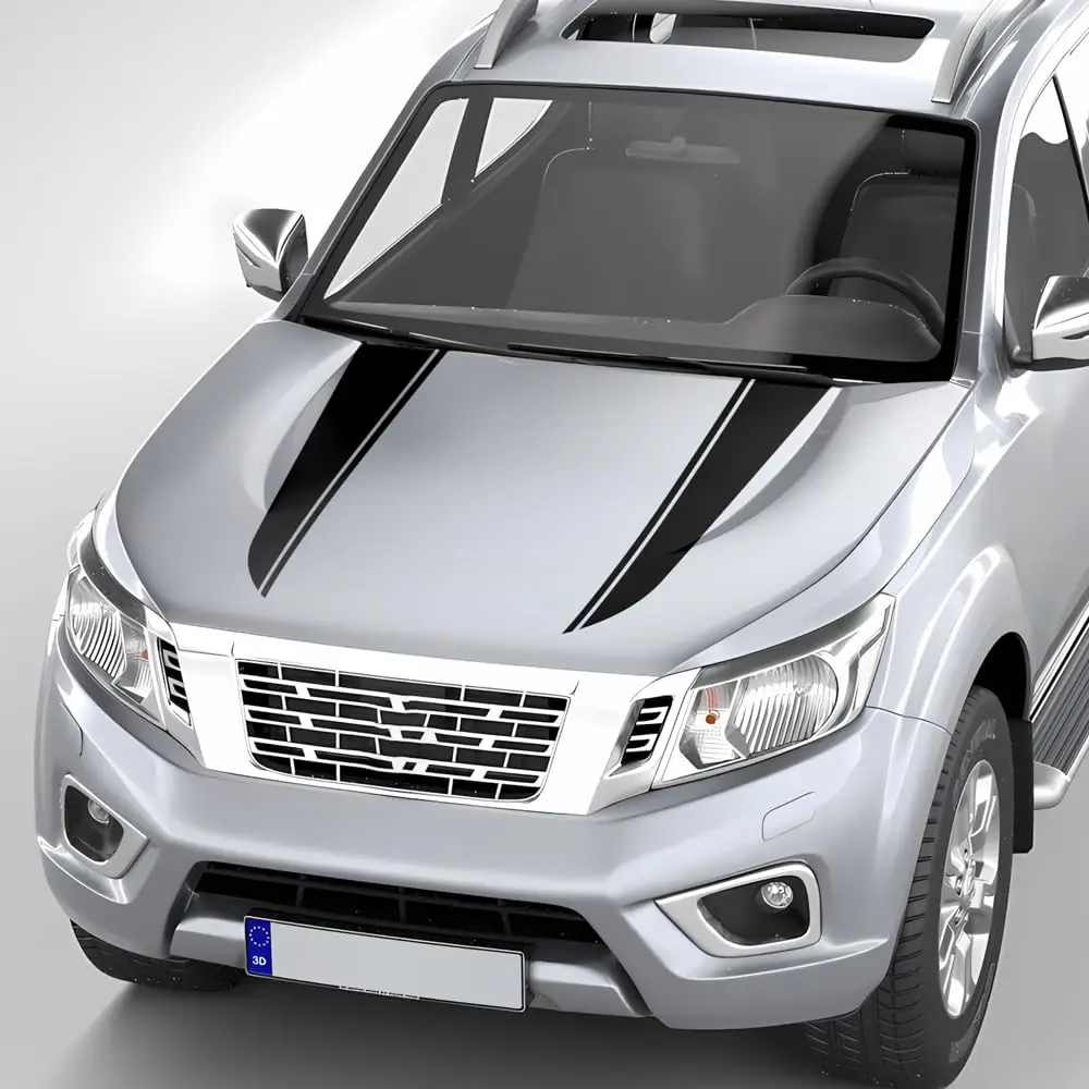 Car Hood Bonnet Racing Sport Stripes Decals Stickers Graphics kit Compatible with Nissan Frontier Navara All Generations NP300 
Car Hood Bonnet Racing Sport Stripes Decals Stickers Graphics kit Compatible with Nissan Frontier Navara All Generations NP300