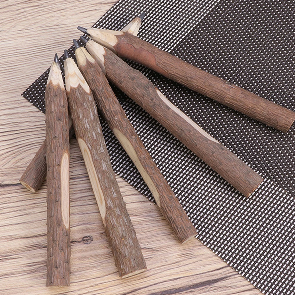 6 Pcs Wooden Pencils Natural Tree Branch Colored H crafted Smooth Writing Drawing Mini Wood Biodegradable Student Artist
6 Pcs Wooden Pencils Natural Tree Branch Colored H crafted Smooth Writing Drawing Mini Wood Biodegradable Student Artist
