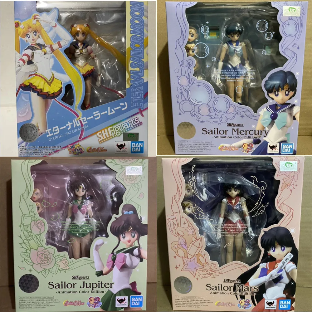 Bandai Сейлор Мун подлинный S.H. Фигурс Марс Юпитер Винус уран Нептун Плутон Сатурн экшн-фигурка аниме модель подарок
Bandai Сейлор Мун подлинный S.H. Фигурс Марс Юпитер Винус уран Нептун Плутон Сатурн экшн-фигурка аниме модель подарок