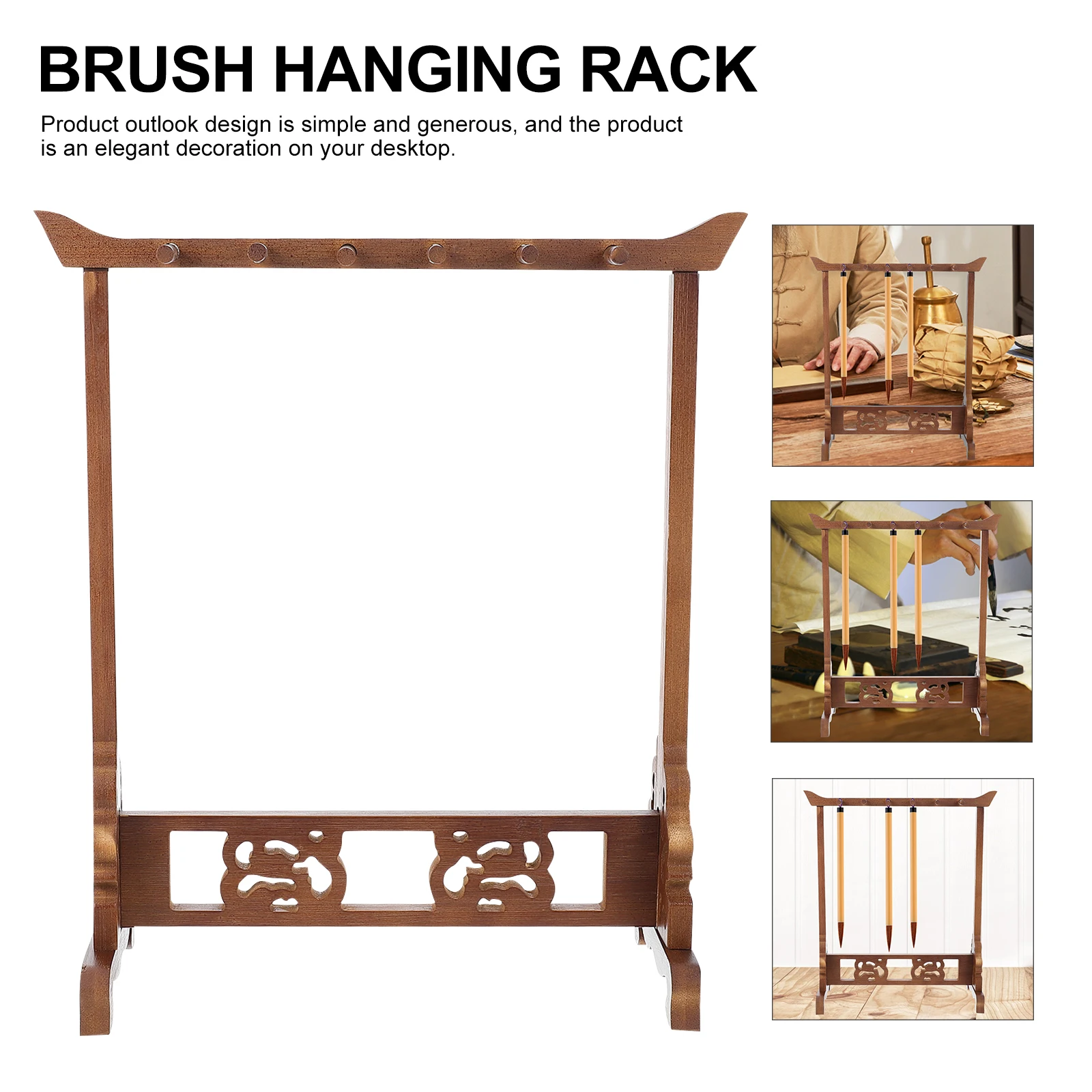 Bamboo Brush Holder Study Desk ganizer Multi functional Rack Simple Design Long Life Brush Hanging Rack Storage St
Bamboo Brush Holder Study Desk ganizer Multi functional Rack Simple Design Long Life Brush Hanging Rack Storage St