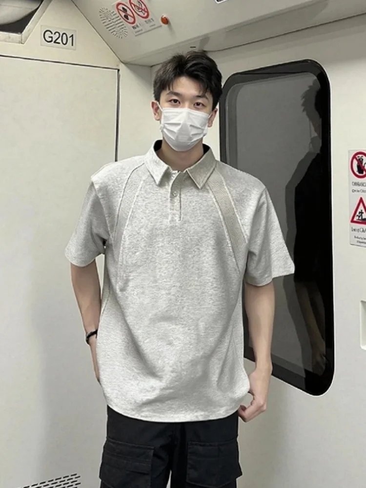 American Sle Heavyweight Space Cotton ort Sve Men's Summer irt Boxy Fit Advanced Sense oulder T-irt
American Sle Heavyweight Space Cotton ort Sve Men's Summer irt Boxy Fit Advanced Sense oulder T-irt