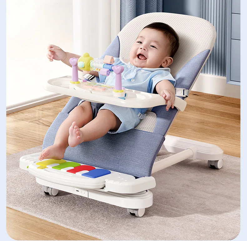3-in-1 Foldable Portable Baby Bassinet Baby Rocking Chair Multifunction Baby Bouncer Chair with Kick Piano
3-in-1 Foldable Portable Baby Bassinet Baby Rocking Chair Multifunction Baby Bouncer Chair with Kick Piano