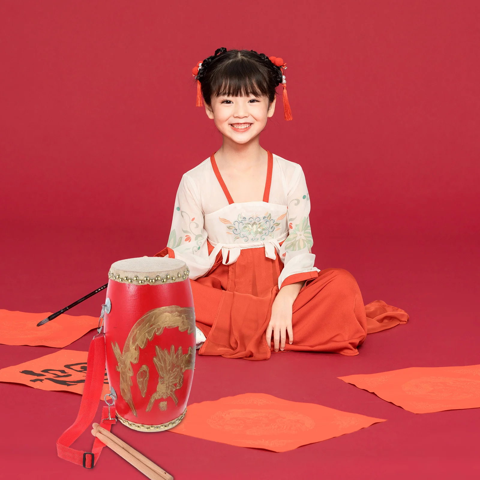 Waist Drum Performance Instrument Portable Student Kids Dance Traditional Chinese
Waist Drum Performance Instrument Portable Student Kids Dance Traditional Chinese