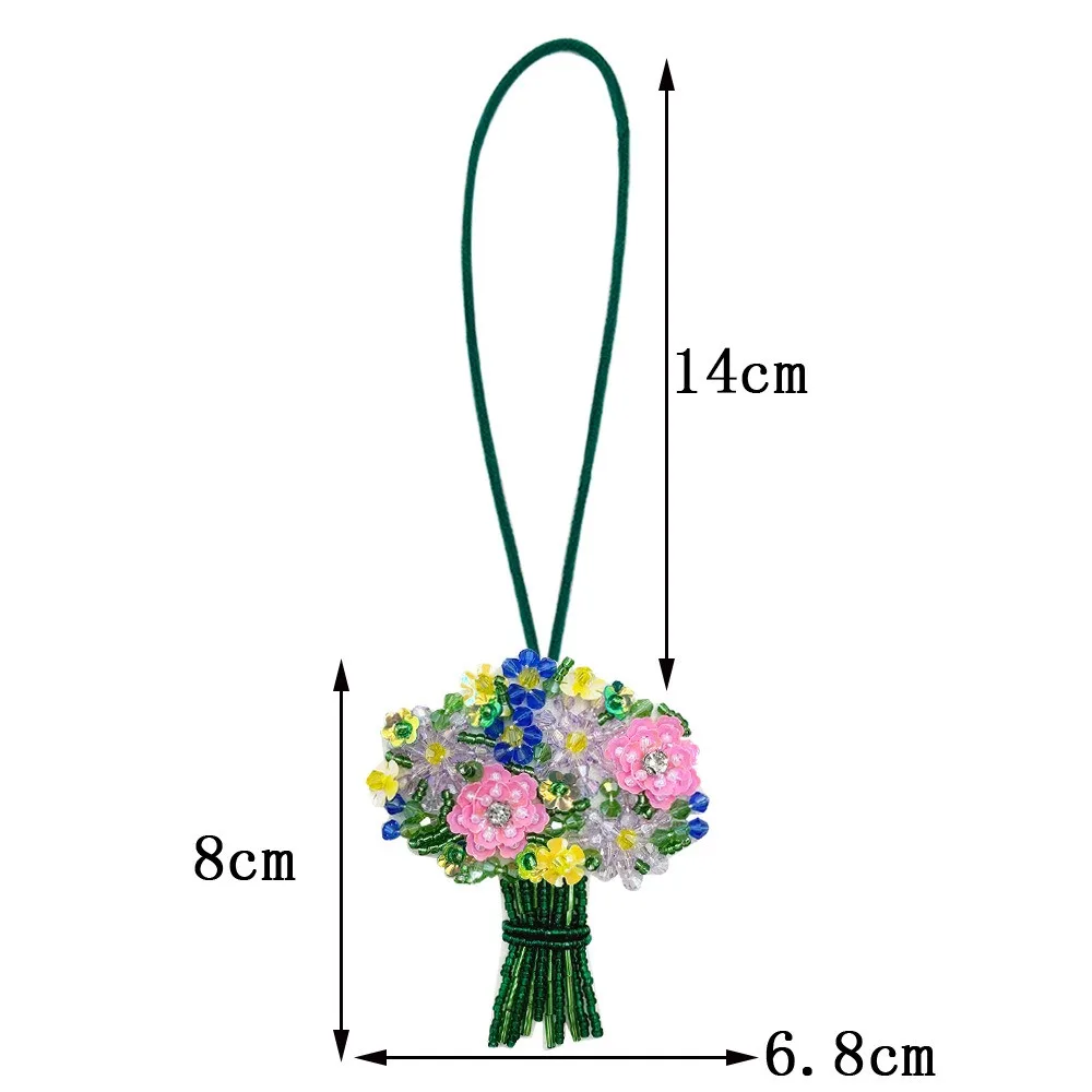 Trendy DIY Rhinestone Flower Pendant 3D Key Chain Bouquet Pendant Car Keyring Exquisite Bag Accessories Car Accessory
Trendy DIY Rhinestone Flower Pendant 3D Key Chain Bouquet Pendant Car Keyring Exquisite Bag Accessories Car Accessory