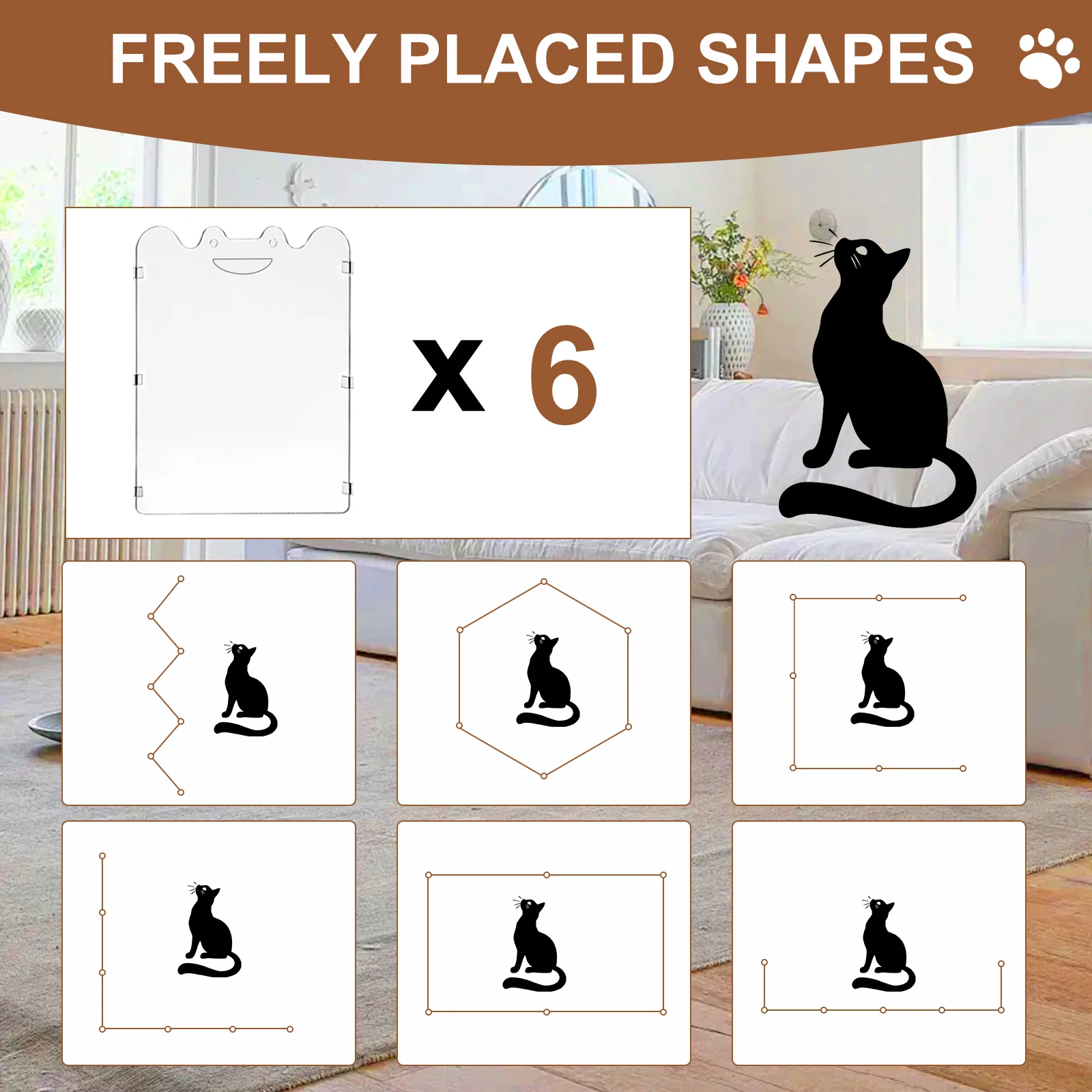 Clear Dog Gate | 4-Panel or 6-Panel | Folding Pet Gates with Handles Transparent Indoor Barrier for Small Dogs | for Indoor Stairs Hallways Large Openings
Clear Dog Gate | 4-Panel or 6-Panel | Folding Pet Gates with Handles Transparent Indoor Barrier for Small Dogs | for Indoor Stairs Hallways Large Openings