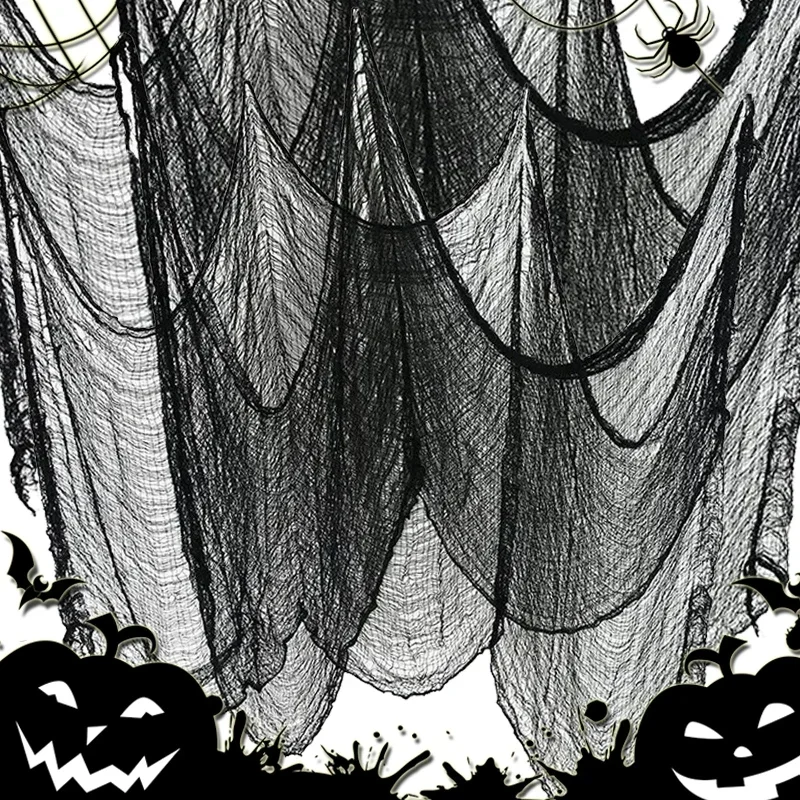 1/2PCS Horror Halloween Party Decoration Haunted Houses Doorway Outdoors Decorations Black Creepy Cloth Scary Gauze Gothic Props
1/2PCS Horror Halloween Party Decoration Haunted Houses Doorway Outdoors Decorations Black Creepy Cloth Scary Gauze Gothic Props