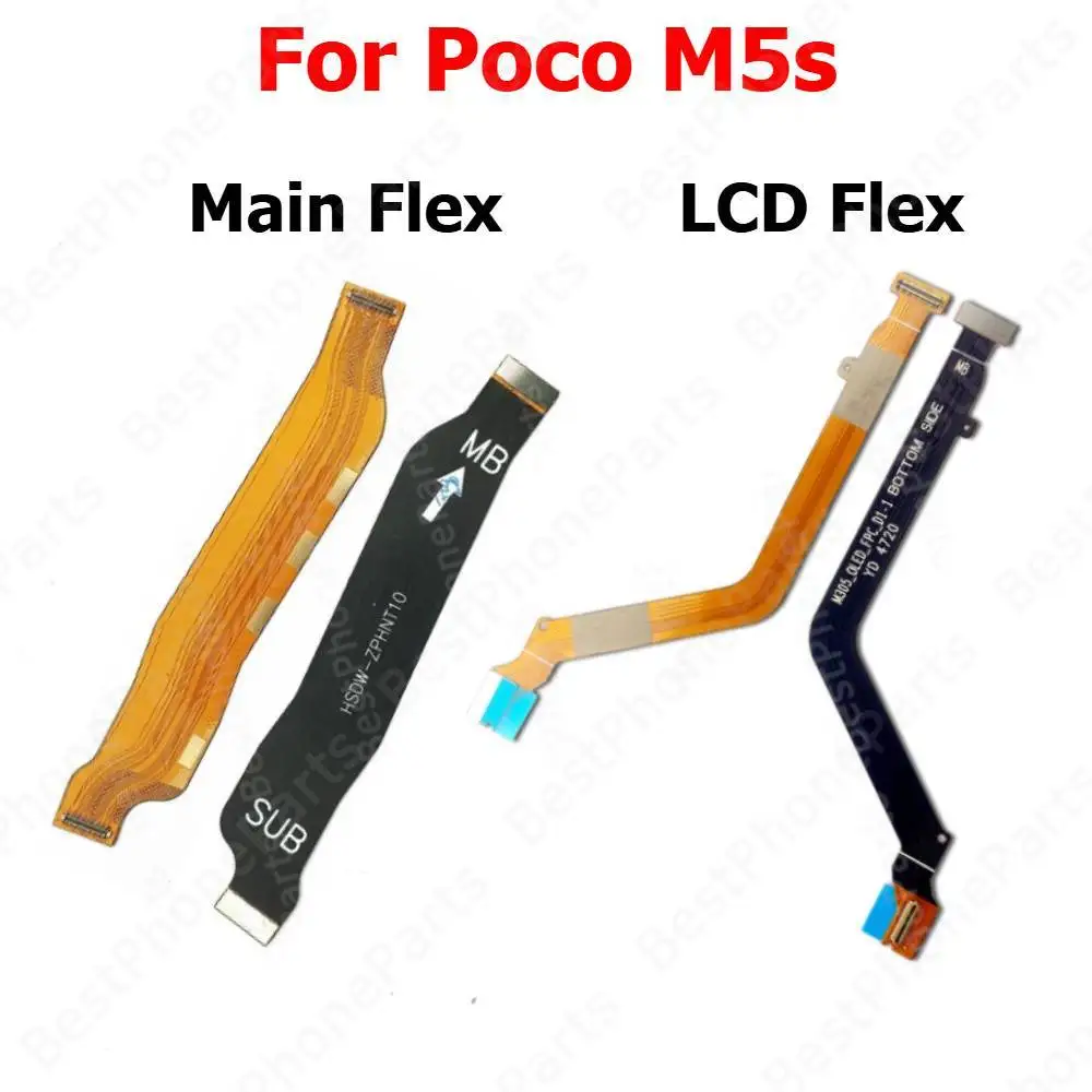 Гибкий кабель материнской платы для Xiaomi Poco M5s, ЖК-дисплей, подключение материнской платы, гибкий кабель, запасные части для мобильного телефона 
Гибкий кабель материнской платы для Xiaomi Poco M5s, ЖК-дисплей, подключение материнской платы, гибкий кабель, запасные части для мобильного телефона