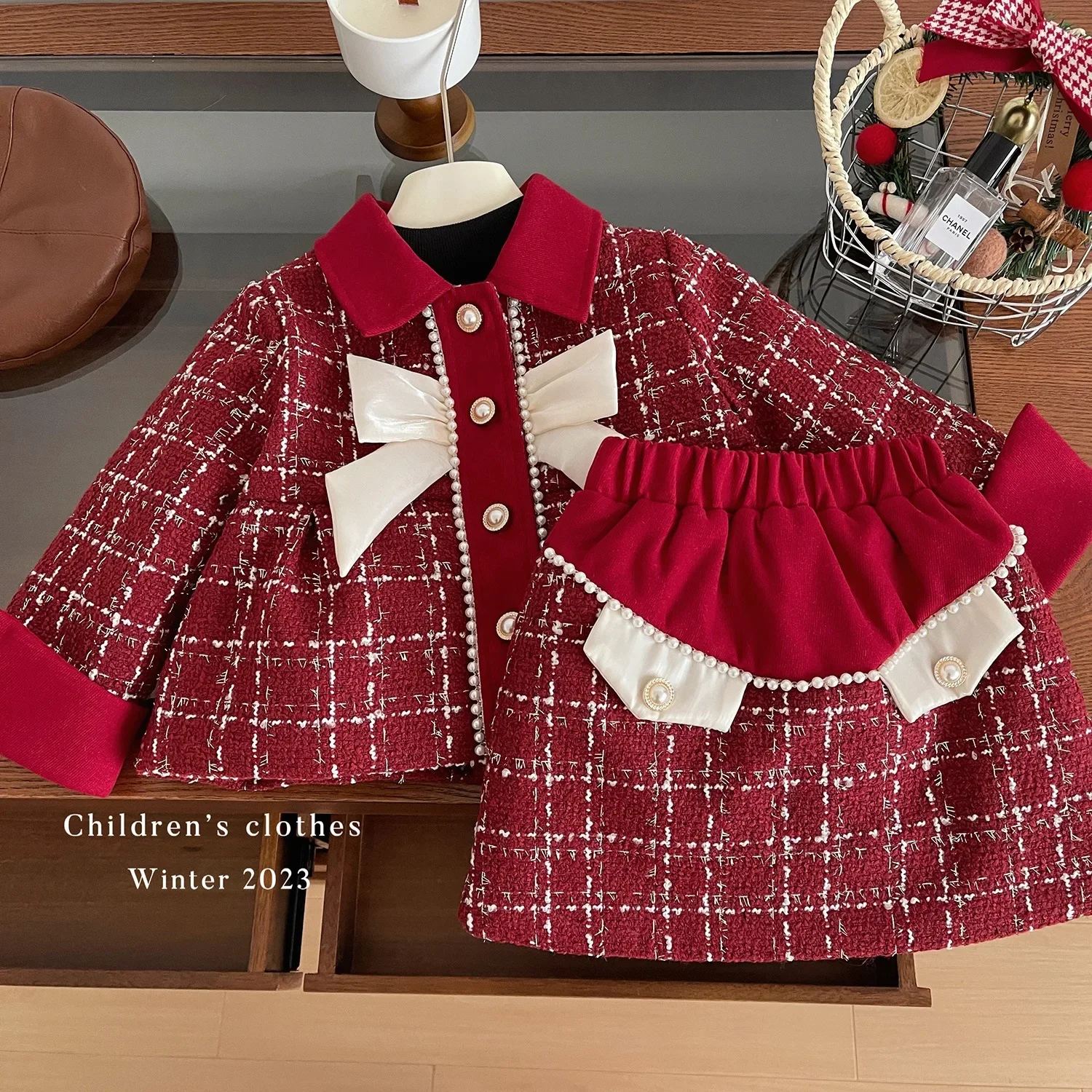 Children's Clothing Sets Bow Plaid Coat + Skirt 2pcs Kids Clothes for Girls Baby Girl Outfit Set Kids Boutique Clothes
Children's Clothing Sets Bow Plaid Coat + Skirt 2pcs Kids Clothes for Girls Baby Girl Outfit Set Kids Boutique Clothes