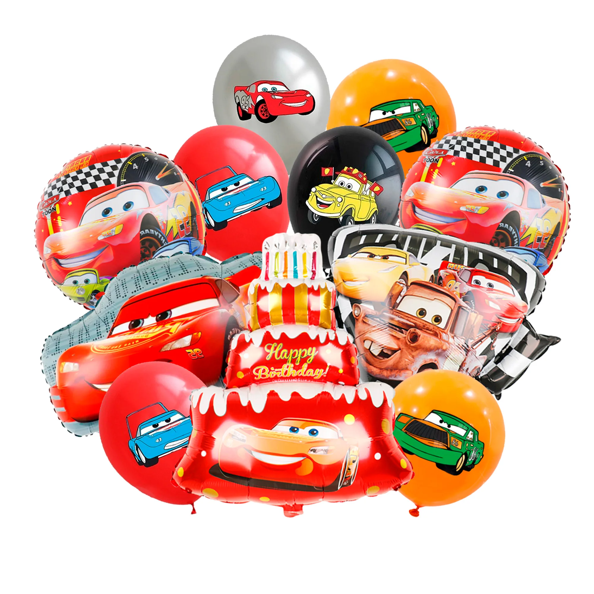 Воздушные шары для дня рождения Lightning Mcqueen-автомобили, украшения для дня рождения, 21 шт., набор воздушных шаров с украшениями Lightning Mcqueen
Воздушные шары для дня рождения Lightning Mcqueen-автомобили, украшения для дня рождения, 21 шт., набор воздушных шаров с украшениями Lightning Mcqueen