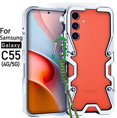 Luxury aluminum alloy hollow heat dissipation Phone Case For Samsung Galaxy C55 6.7 inch shockproof Back Cover For SM-C5560
Luxury aluminum alloy hollow heat dissipation Phone Case For Samsung Galaxy C55 6.7 inch shockproof Back Cover For SM-C5560
