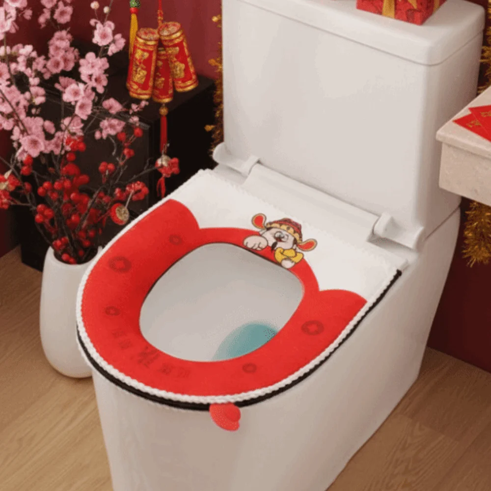 Removable Cute Printed Toilet Seat Cover Cartoon Washable Toilet Pad Comfortable Soft Washable Toilet Cushion New Year
Removable Cute Printed Toilet Seat Cover Cartoon Washable Toilet Pad Comfortable Soft Washable Toilet Cushion New Year