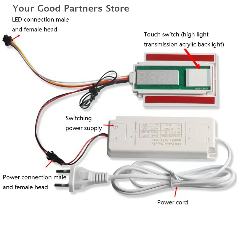 Mirror Lamp Sensor Dimmer Switch On/Off LED Lights 5-24V Isolated Switch Bathroom Mirror LED Lights Controller
Mirror Lamp Sensor Dimmer Switch On/Off LED Lights 5-24V Isolated Switch Bathroom Mirror LED Lights Controller