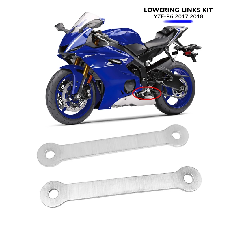 Аксессуары для мотоциклов, комплект понижающих звеньев задней подвески, подходит для Yamaha YZF-R6 YZF R6 YZFR6 2017 2018 
Аксессуары для мотоциклов, комплект понижающих звеньев задней подвески, подходит для Yamaha YZF-R6 YZF R6 YZFR6 2017 2018