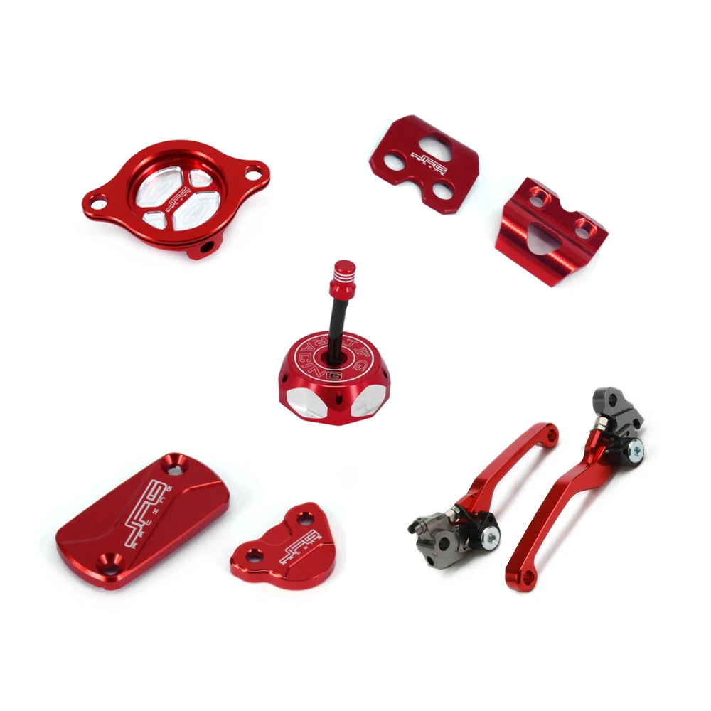 CNC Oil Filter Cover Gas Cap Brake Clutch Lever Brake Line Clamp Front Rear Brake Reservoir Cover For HONDA CRF450R CRF 450R
CNC Oil Filter Cover Gas Cap Brake Clutch Lever Brake Line Clamp Front Rear Brake Reservoir Cover For HONDA CRF450R CRF 450R