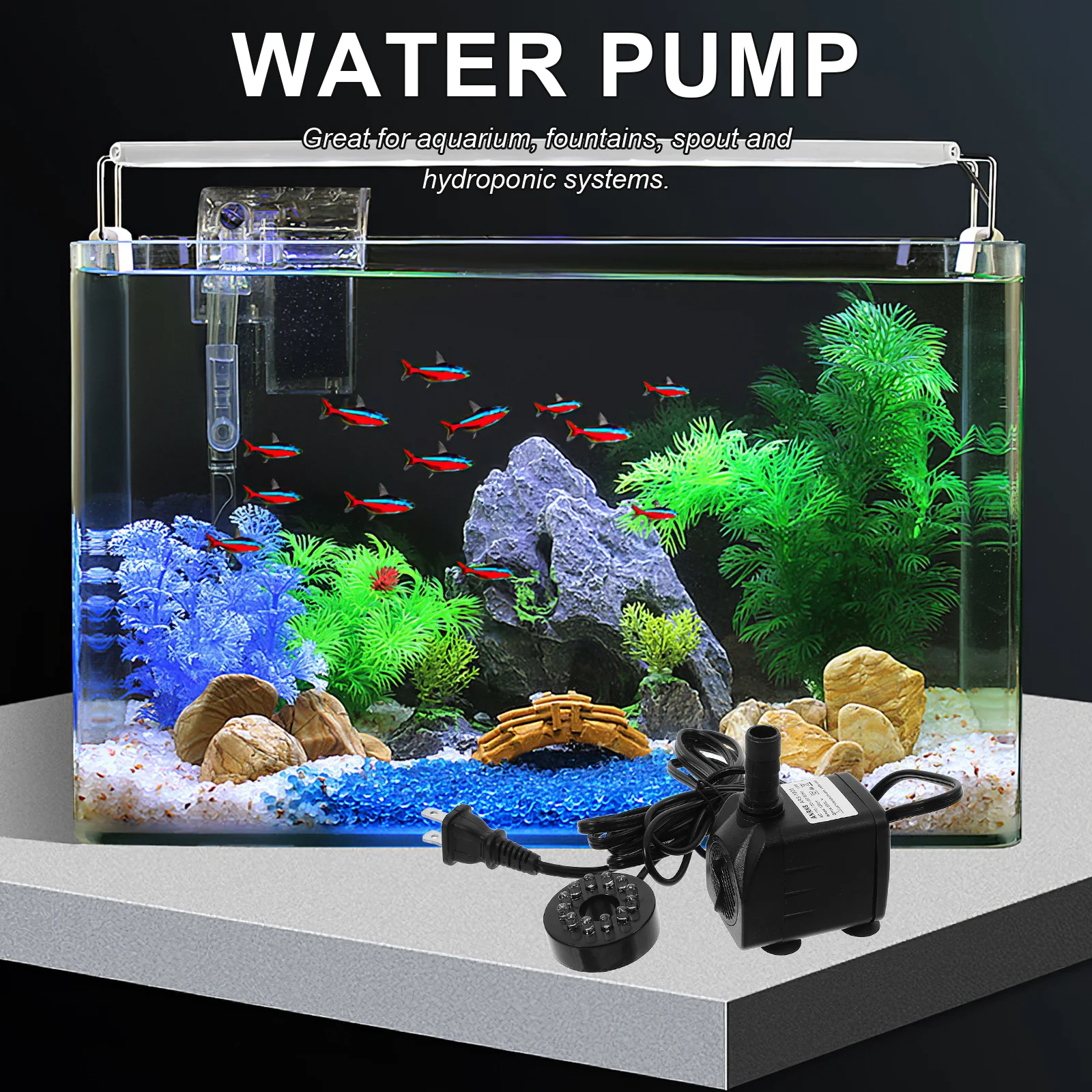 10W Submersible Circulation Water Pump Compact Multifunctional Detachable Quiet Operation Adjustable Flow Rate for Fountains
10W Submersible Circulation Water Pump Compact Multifunctional Detachable Quiet Operation Adjustable Flow Rate for Fountains