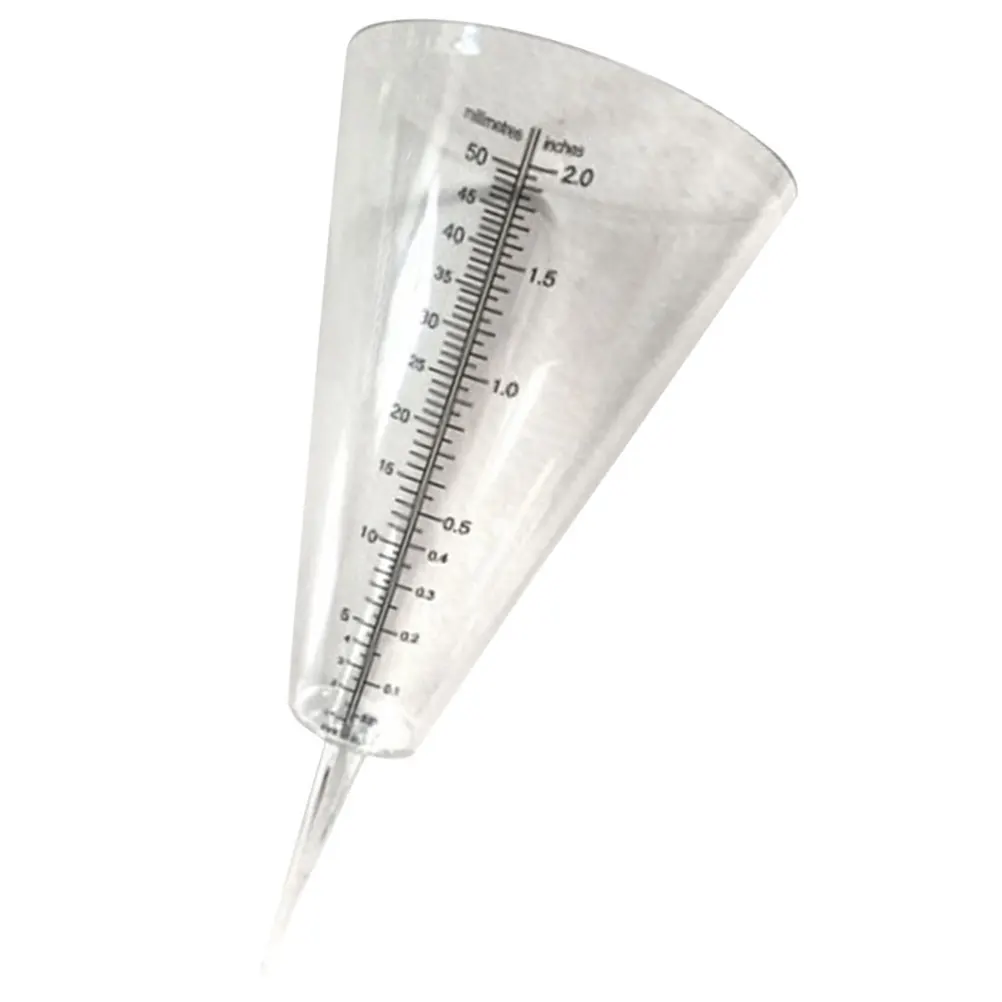 Rain Gauge Cone Shaped Transparent Measuring Cup Garden Supplies Clear Scale Plastic Sprinkler Glass For Farming Meteorological
Rain Gauge Cone Shaped Transparent Measuring Cup Garden Supplies Clear Scale Plastic Sprinkler Glass For Farming Meteorological