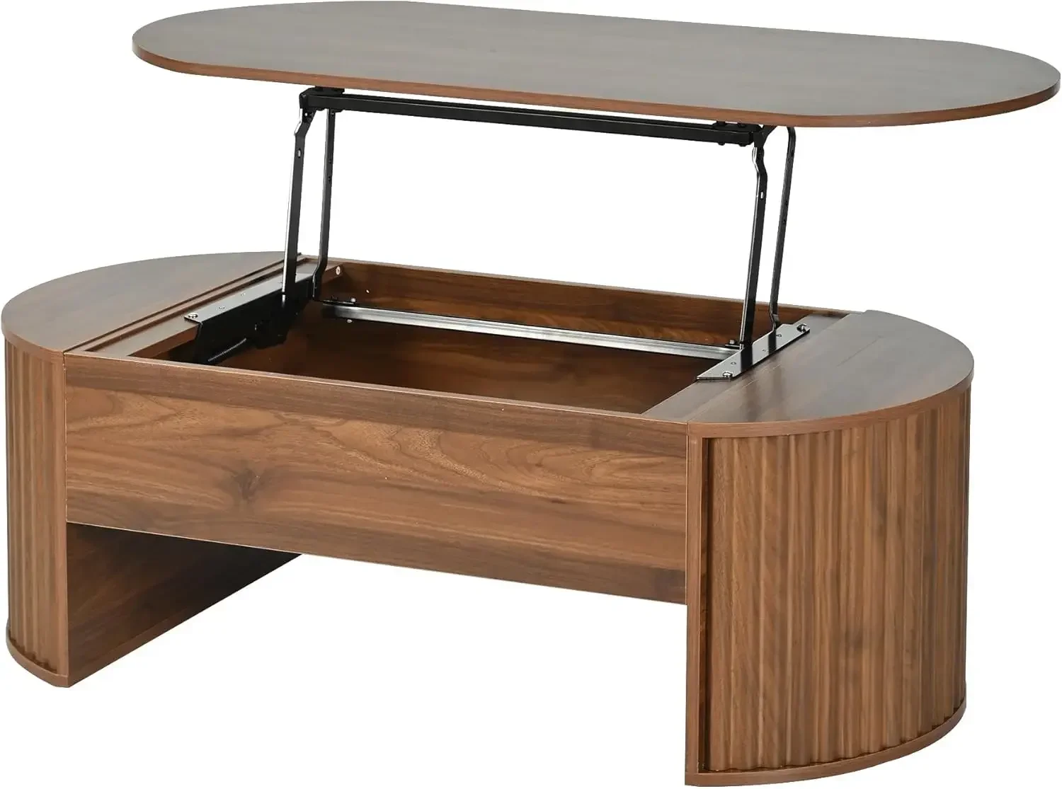 Modern Oval Coffee Table with Lift Top and Hidden Storage, 47.2 Wooden Center Table for Living Room
Modern Oval Coffee Table with Lift Top and Hidden Storage, 47.2 Wooden Center Table for Living Room