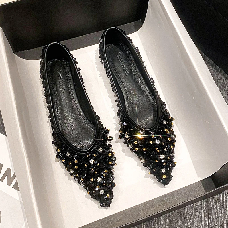 Luxury Pearl Crystal Bowtie Black Wedding Shoes For Women 2024 Spring Brand Designer High Heels Women Pumps Stiletto Party Shoes
Luxury Pearl Crystal Bowtie Black Wedding Shoes For Women 2024 Spring Brand Designer High Heels Women Pumps Stiletto Party Shoes