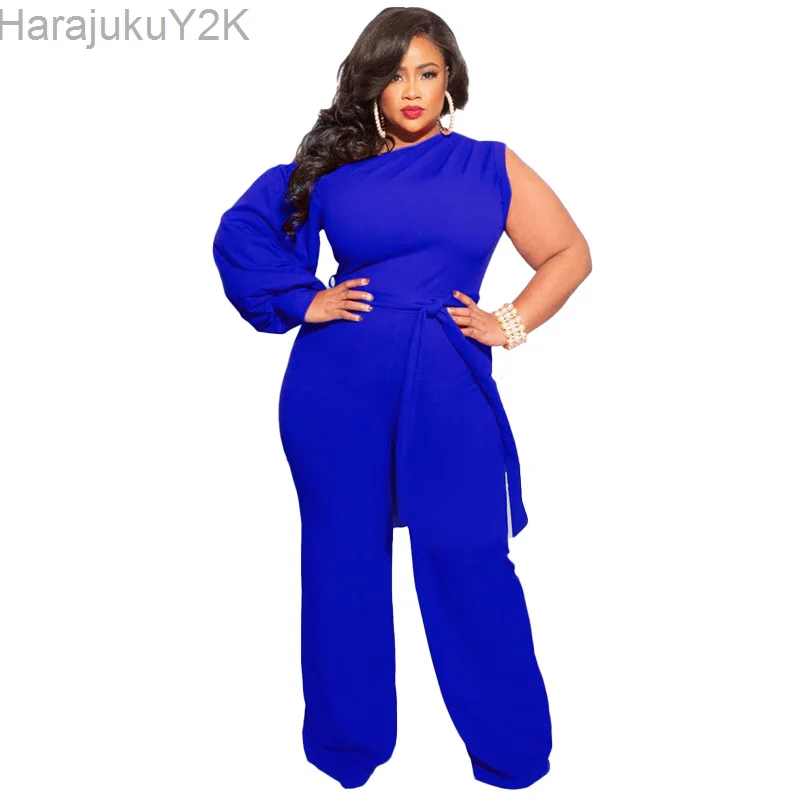 Autumn Clothes Wide-legged One-piece Long Pants Pure White One Long Sleeve Fashion Outfit Plus Size Women Set 4XL
Autumn Clothes Wide-legged One-piece Long Pants Pure White One Long Sleeve Fashion Outfit Plus Size Women Set 4XL