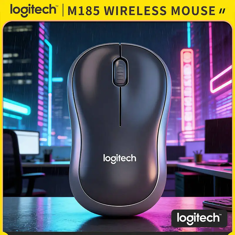 Logitech M185 Wireless Mouse 10m Wireless Range 3 Buttons Smooth Scrolling Energy-Saving Switch Durable Mac Windows
Logitech M185 Wireless Mouse 10m Wireless Range 3 Buttons Smooth Scrolling Energy-Saving Switch Durable Mac Windows