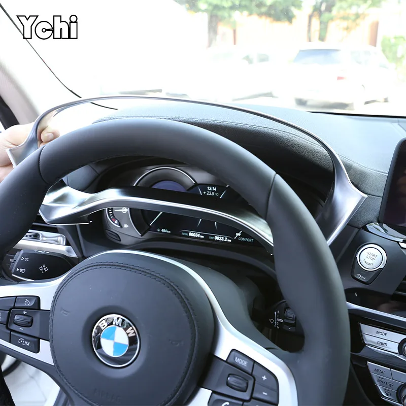 ABS Carbon Fiber For BMW X3 G01 2018-2021 Car Dashboard Display Meter Ring Speedometer Gauge Cover Trim Frame Car Accessories
ABS Carbon Fiber For BMW X3 G01 2018-2021 Car Dashboard Display Meter Ring Speedometer Gauge Cover Trim Frame Car Accessories