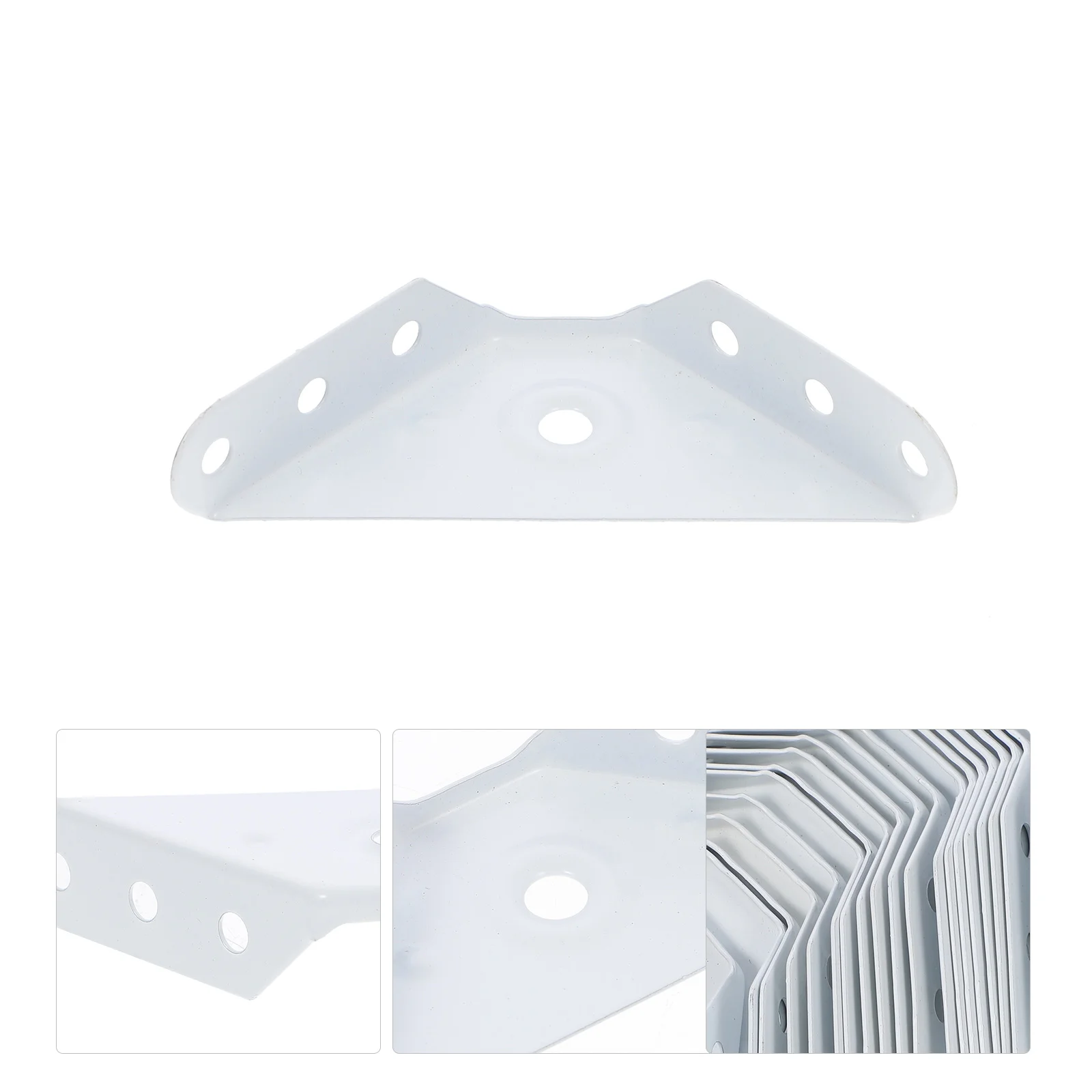 30 Pcs Cabinet Triangle Bracket Corner Braces Brackets for Wood Shelves White Shelf
30 Pcs Cabinet Triangle Bracket Corner Braces Brackets for Wood Shelves White Shelf