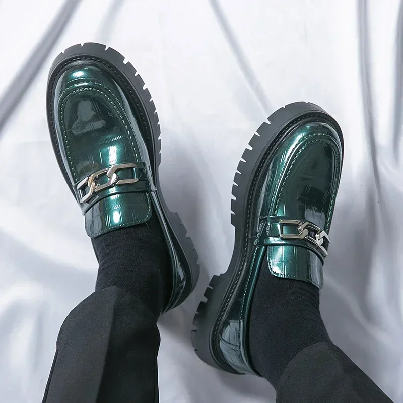 New Loafers Men PU Thick Sole Elevated Casual Leather Shoes Fashion Anti slip Comfortable Men Casual Shoes Large Sizes 38-46
New Loafers Men PU Thick Sole Elevated Casual Leather Shoes Fashion Anti slip Comfortable Men Casual Shoes Large Sizes 38-46