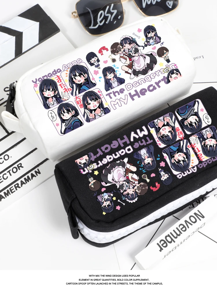 Anime The Dangers In My Heart Yamada Anna Kyotaro Ichikawa Pencil Case Cosplay Pen Bag Pencil Box Cartoon Cosmetic Storage Bag
Anime The Dangers In My Heart Yamada Anna Kyotaro Ichikawa Pencil Case Cosplay Pen Bag Pencil Box Cartoon Cosmetic Storage Bag