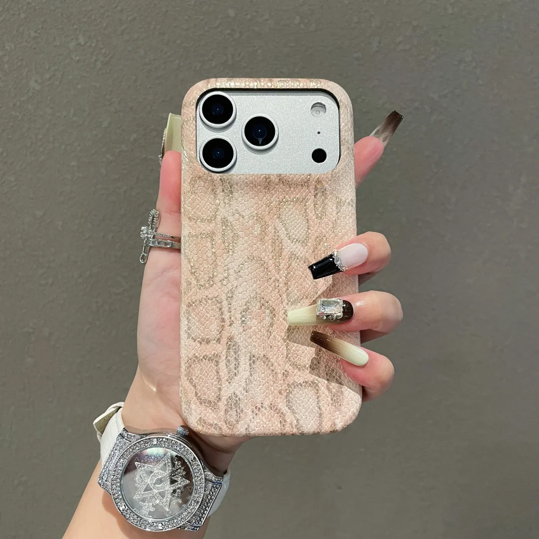 Luxury PU leather Snake texture animal pattern Phone Case For iPhone 17 16 15 14 13 Pro Max Plus all-inclusive hard capa Cover
Luxury PU leather Snake texture animal pattern Phone Case For iPhone 17 16 15 14 13 Pro Max Plus all-inclusive hard capa Cover
